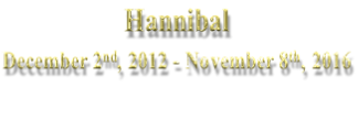 Hannibal December 2nd, 2012 - November 8th, 2016
